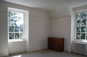 Interior,first floor general view of Southwest bedroom from North East.