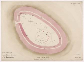 Plan of Am Baghan earthworks.