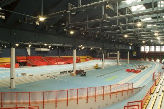 Interior. General view of athletics arena.