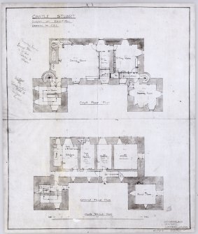 Ground & 1st fl. plans (as existing)
Delt. Geo.Gordon & Co. Archts. Inverness 1948