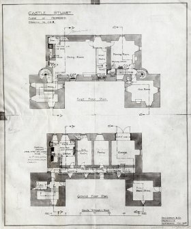 Grd. & 1st fl.plans (as proposed)
Delt. Geo.Gordon & Co. Archts. Inverness 1948