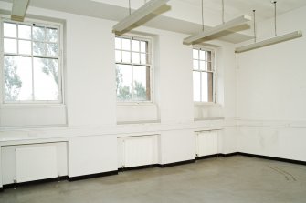 Interior. General view of second floor former classroom.