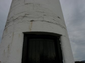 Corpach Light-House showing date 1912 carved in concrete above door 