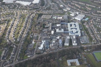 Oblique aerial view of the Western General Hospital, looking WSW.