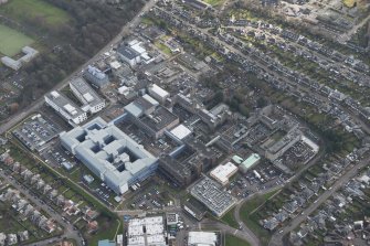 Oblique aerial view of the Western General Hospital, looking SE.