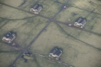Oblique aerial view of Throsk Royal Naval Armament Depot, looking NNW.