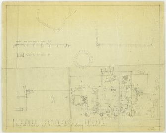 Plan of Lismore Cathederal, Argyll with excavated areas marked.