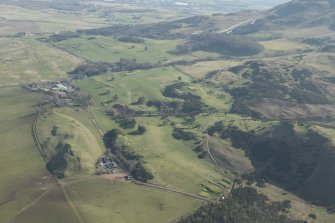 Oblique aerial view of Swanston Golf Course, looking to the SE.