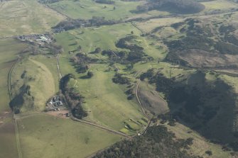 Oblique aerial view of Swanston Golf Course, looking to the SE.