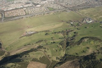 Oblique aerial view of Swanston Golf Course, looking to the NE.