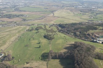 Oblique aerial view of Lothianburn Golf Course, looking to the E.