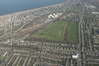 Oblique aerial view of Portobello Golf Course, looking to the ENE.