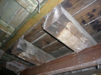 Truncated beam on ground floor