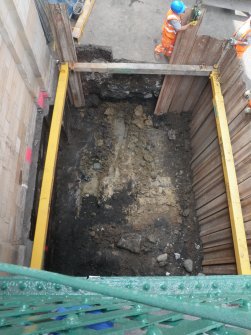 View of trench 1 from the gantry