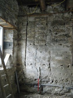 Illustration of Internal view of stone-blocked feature GW17 for Historic Building Record and Watching Brief of Hopetoun Home Farm, South Queensferry.