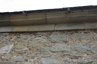 External view, detail of the roof eaves