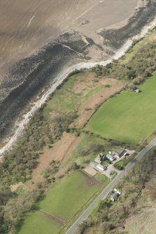 Oblique aerial view of Carsluith, looking W.