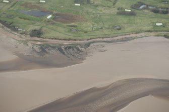 Oblique aerial view of Eastriggs Explosives Factory, looking N.