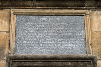 Detail of plaque.