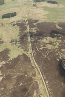 Oblique aerial view of Penchrise Pen trench system, looking NNE.