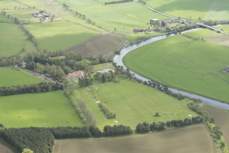 Oblique aerial view of Netherton House, looking SE.