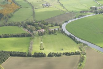 Oblique aerial view of Netherton House, looking ESE.