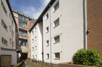 View of Cooper's Close, 114-120 Canongate, Edinburgh, from SW.