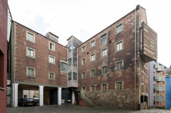 General view of Cooper's Close, 114-120 Canongate, Edinburgh, from NE.