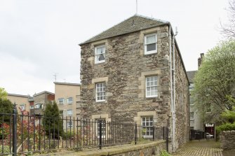 General view of Cadell House, Panmure Close, 129 Canongate, Edinburgh, from NW.