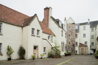 General view of 1-12 White Horse Close, 29 Canongate, Edinburgh, from N.