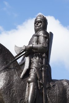 Detail of the Robert The Bruce Statue.