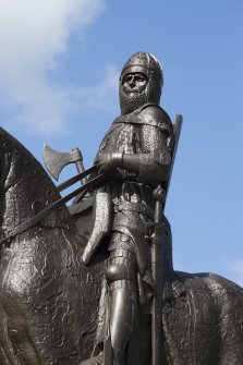 Detail of the Robert The Bruce Statue.