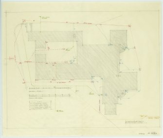 Alterations for Mr Spurway.
Plans showing drainage as existing and with alterations.