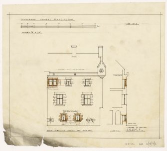 Alterations for Mr Spurway.
Elevations and sections showing alterations.