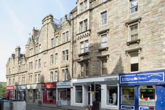General view of front elevation of 2-18 Jeffrey Street, Edinburgh, from S.