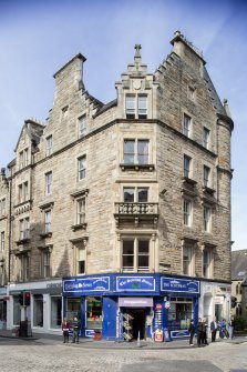 View of 2-18 Jeffrey Street, Edinburgh, from SW.