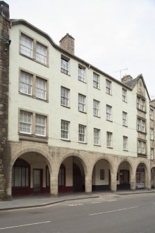 General view of 173-183 Canongate, Edinburgh, from SW.