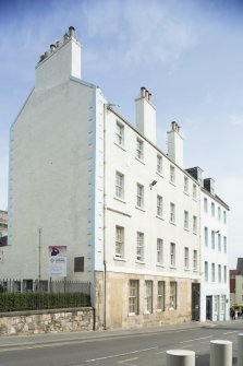 General view of 55-61 Canongate, Edinburgh, from SW.