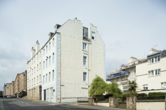 General view of 55-61 Canongate, Edinburgh, from SE.