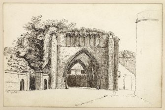 Sketch of The Pends, St Andrews.