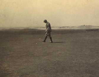 View of Norman Hunter at 17th green, Muirfield Golf Course, Gullane