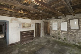 Ground floor. Refectory / kitchen from south west.