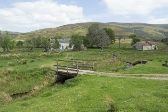 View of site from west.