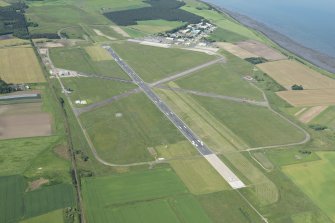 Oblique aerial view of Inverness Airport, looking WSW.