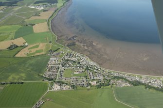 Oblique aerial view of Ardersier, looking SW.