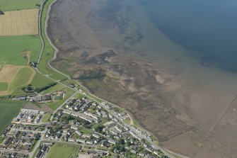 Oblique aerial view of Ardersier, looking SW.