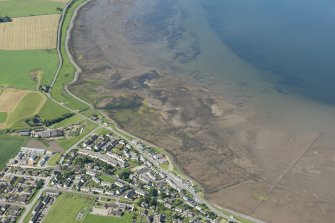 Oblique aerial view of Ardersier, looking SW.