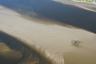 Oblique aerial view of the crannogs, looking NNW.