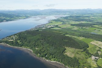 General oblique aerial view of the Beauly Firth with Ord Hill in the foreground, looking SW.