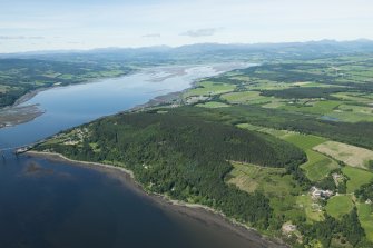 General oblique aerial view of the Beauly Firth with Ord Hill in the foreground, looking SW.